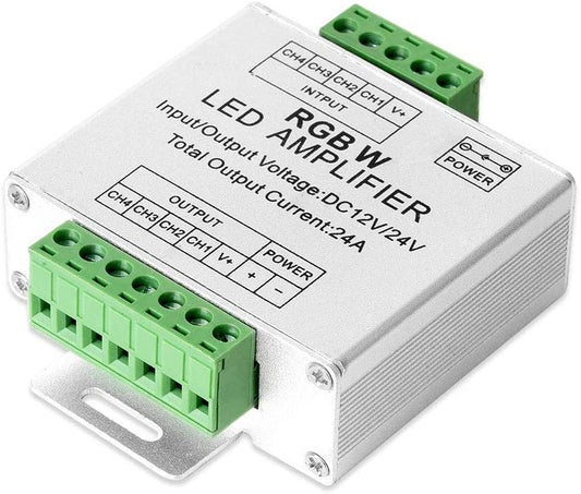 RGB/RGBW 5050 LED Strip Amplifier with 4Pin 5Pin DC12V DC24V 5050SMD LED Strip