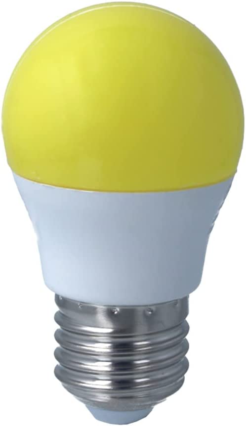Yellow Led Bulb 2w Spherical E27