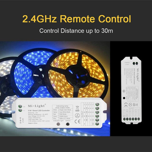 5 in 1 controller (MONO, CCT, RGB, RGBW, RGB+CCT) LD1051361